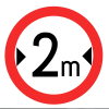 No entry for vehicles exceeding 2 meters in width - Test Pinoy