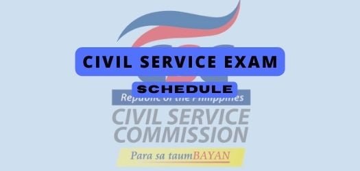 Civil Service Exam Schedule