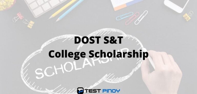 DOST College Scholarship - Test Pinoy