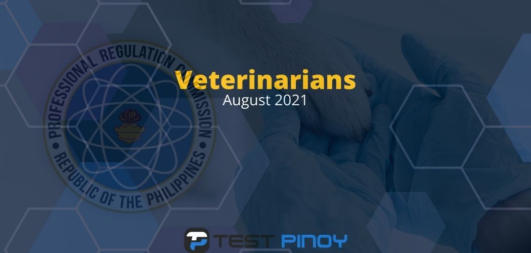 Aug 2021 Veterinarian Board Exam Results - Test Pinoy
