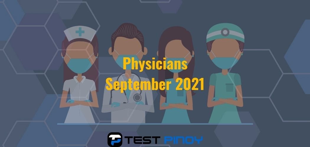 Sept 2021 Physicians Licensure Exam Results - Test Pinoy