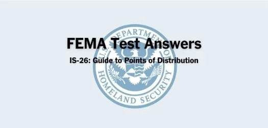 FEMA IS-26 test answers