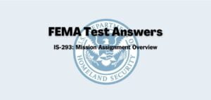 FEMA IS-293 test answers