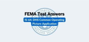 FEMA IS-64 Test Answers