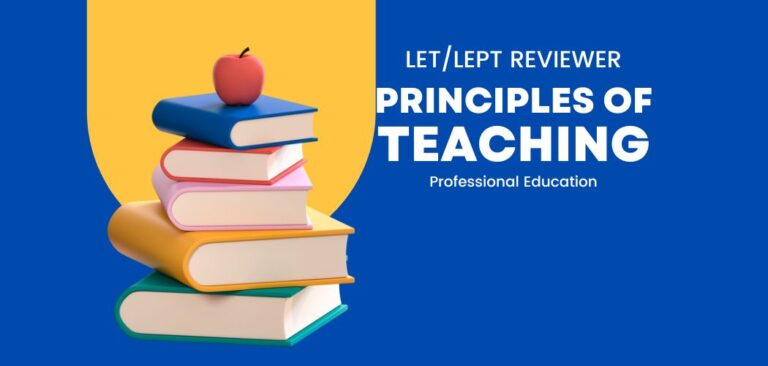 LET Prof Ed Reviewer - Principles of Teaching
