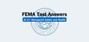 FEMA IS-37 Test Answers