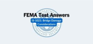 FEMA IS-1021 Test Answers