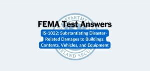 FEMA IS-1022 Test Answers