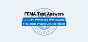 FEMA IS-1024 Test Answers