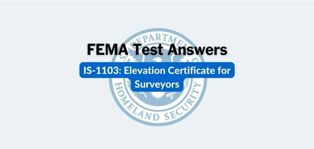 FEMA IS-1103 Test Answers