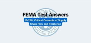FEMA IS-238 Test Answers