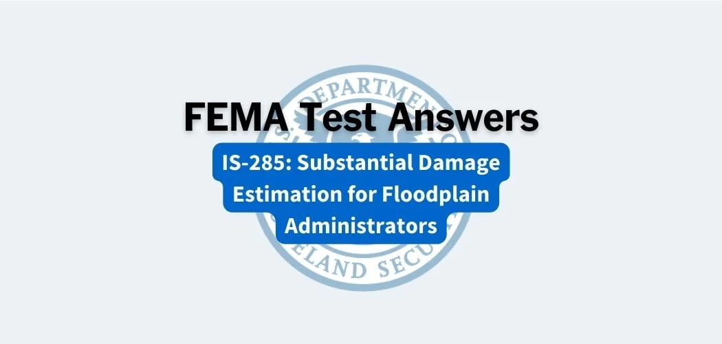 FEMA IS-285 Test Answers