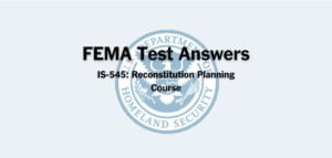 FEMA IS-545 Test Answers