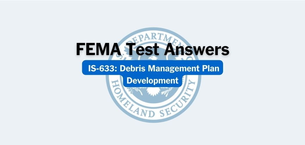 FEMA IS-633 Test Answers