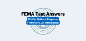 FEMA IS-800 Test Answers