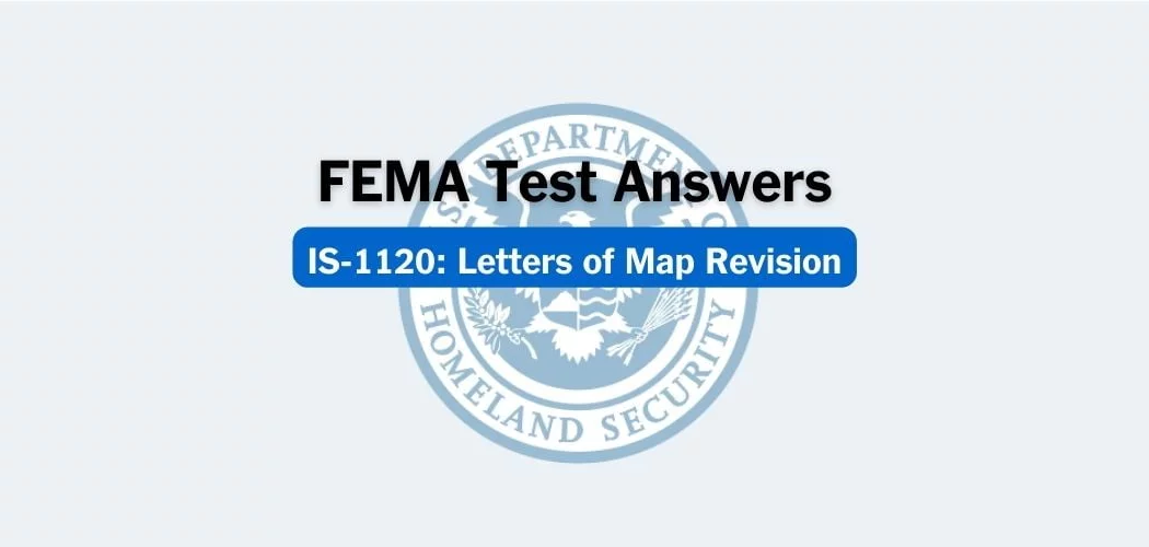 FEMA IS-1120 Test Answers