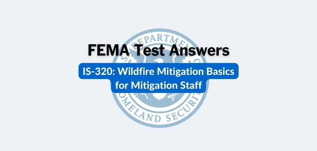 FEMA IS-320 Test Answers