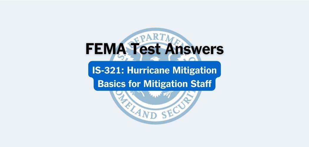 FEMA IS-321 Test Answers