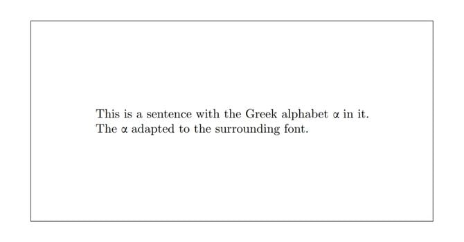 greek letter upright