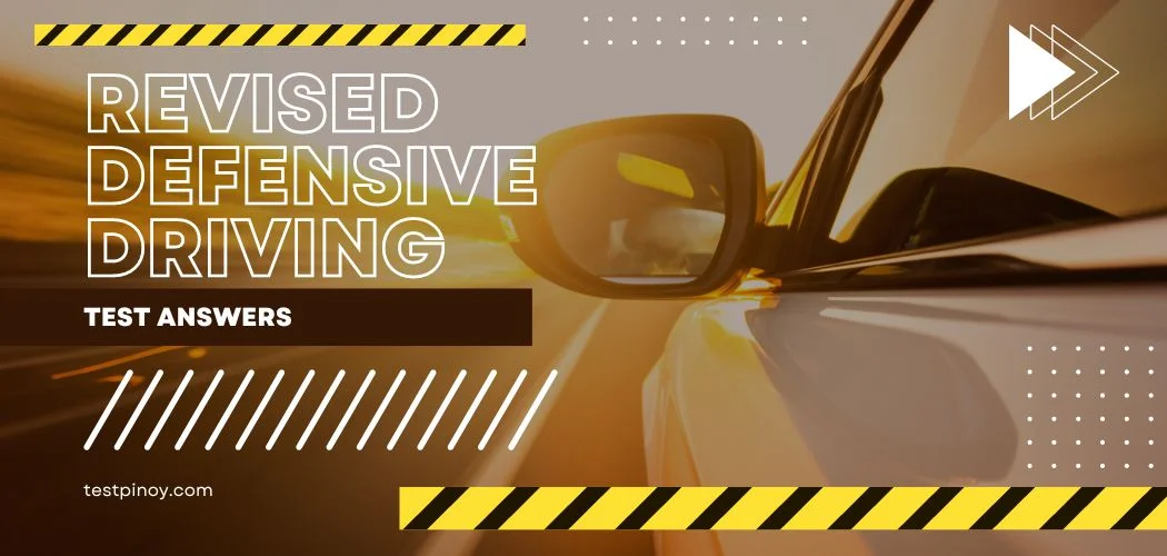 Defensive Driving Course Answers
